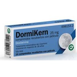 Dormikern 25 MG Comprimidos recubiertos con pelicula