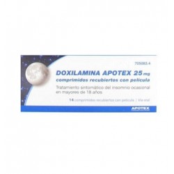 Doxilamina Apotex 25 MG comprimidos recubiertos con pelicula