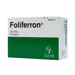  Foliferron 100 MG / 0,150 MG Comprimidos  Recubiertos