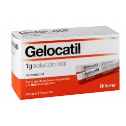 Gelocatil 1 G 10 Sobres Solucionion Oral