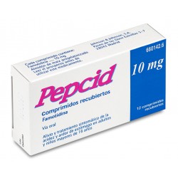 PEPCID 10 mg 12 comprimidos .Famotidina Cn 660142.6