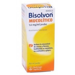 BISOLVON MUCOLITICO 1.6 MG/ML JARABE Bromhexina hidrocloruro CN 650632.5