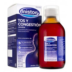 Iniston Antitusivo y Descongestivo Jarabe 200 mL