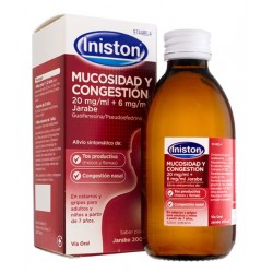 Iniston Mucosidad y Congetión 20 mg/mL + 6 mg/mL Jarabe 200 mL