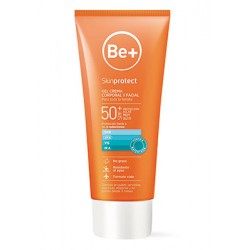 Be+ Skinprotect Gel Crema SPF50+ 100mL Formato Viaje