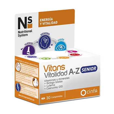 NS Vitans Vitalidad A-Z Senior 30 Comp.