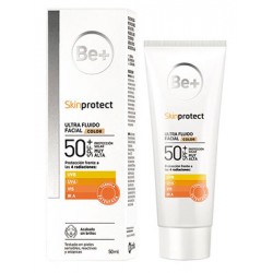 Be+ skinprotect Ultra Fluid Facial Con Coolor SPF50+ 50mL