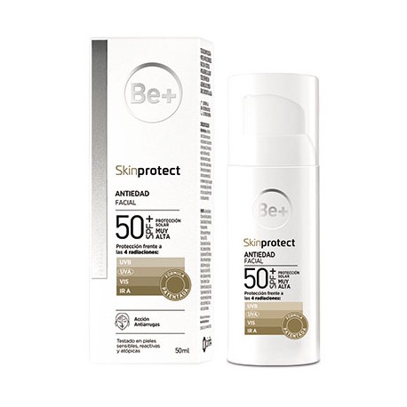 Be+ Skinprotect Fluido Antiedad SPF50+ 50mL