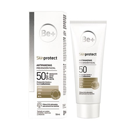 Be+ Skinprotect Fluido Antimanchas Prevención SPF50+ 50mL