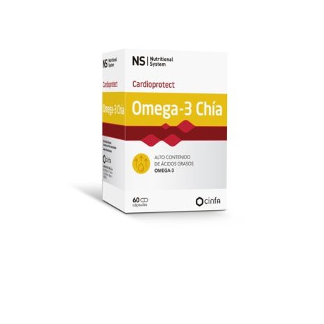 NS Cardioprotect Omega-3 Chía 60 Caps.